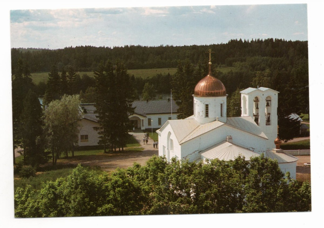 Heinävesi: Valamon luostarin kirkko (erikoisleima 22.7.1988)