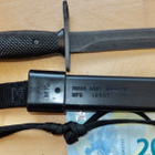 VANHA Pistin Taisteluveitsi US M7 + M10 Tuppi SIISTI - pikkukuva 1