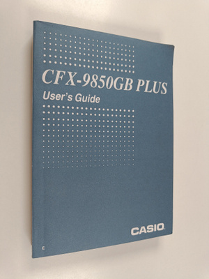 CFX-9850GB Plus - User's guide