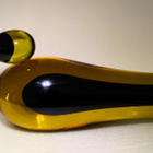 Keltainen Iittala G. Vigna bird Circoli art - pikkukuva 1