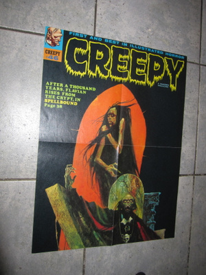 CREEPY 46 / EERNIE vanha juliste – 1972