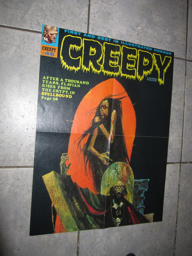 CREEPY 46 / EERNIE  vanha juliste – 1972