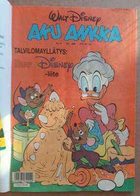 Aku Ankka 9/1992, EuroDisney -liite