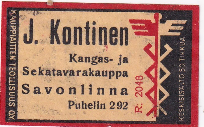 Savonlinna, J. Kontinen R. 2048   4/2