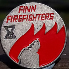 FINN FIRE FIGHTERS merkki. Halkaisija - 24 mm. - pikkukuva 4