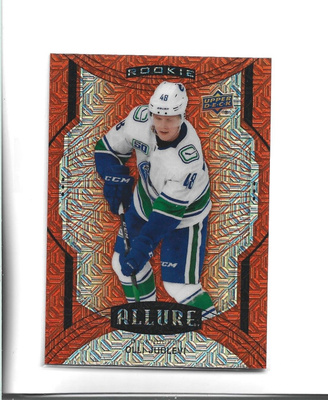 OLLI JUOLEVI - ROOKIE - ORANGE SLICE # 126 ALLURE 2020-21