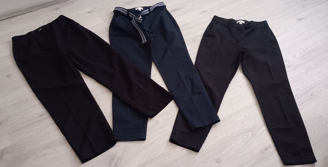 3 x H&M  housut 38 + vyö