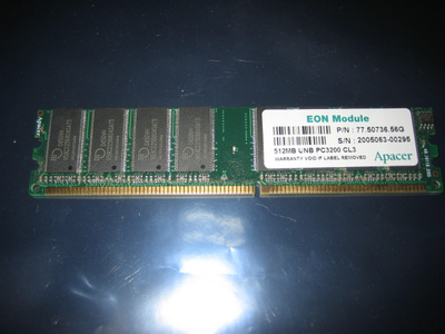 Apacer 512Mb DDR PC400