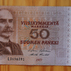 Suomen pankki 50 mk seteli 1977 Ståhlberg - pikkukuva 1