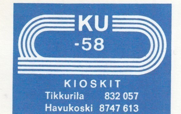 KU - 58 Kioskit Tikkurila ,  Havukoski    b48