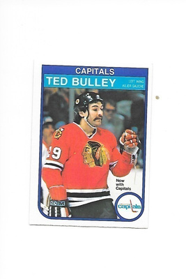 1982-83 OPC #360 Ted Bulley Washington Capitals