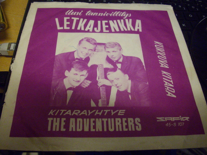 7" single The Adventurers : Letkajenkka ( SIS POSTIKULU