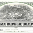 Vanha osakekirja: Magma Copper Company v. 1958 Maine USA - pikkukuva 1