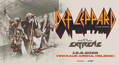 Def Leppard Helsinki 16.6 Permantolippu