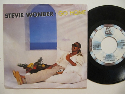 Stevie Wonder Go Home 7" sinkku