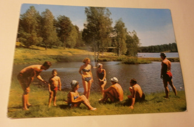 Siikaranta, Salakoski, loma- ja kurssikeskus, uimareita 1981