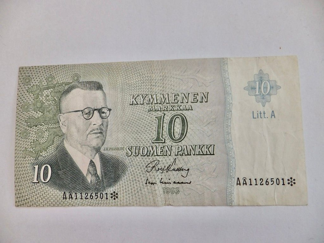 10 mk 1963 AÅ-sarja Tähti *