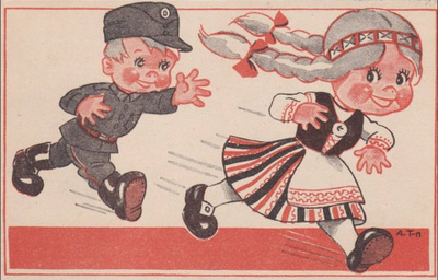 kortti ** Tilgmann ym. Sotilasaihe - erilaisia taidekortteja