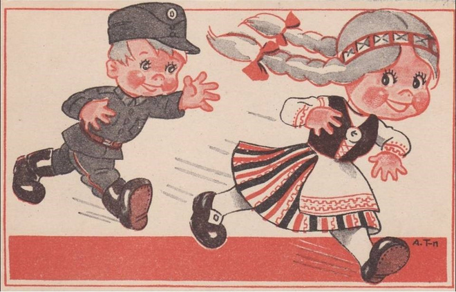 kortti ** Tilgmann ym. Sotilasaihe - erilaisia taidekortteja