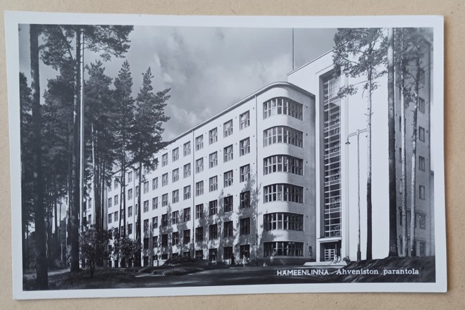 Hämeenlinna, Ahveniston parantola, valokuvapk, ei p.