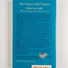 Robert van Gulik : The Chinese gold murders : a judge Dee... - pikkukuva 2