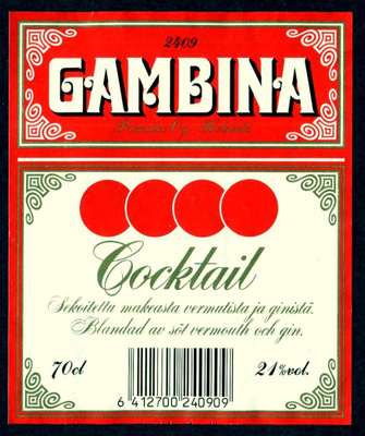 CAMBINA COCKTAIL 70 cl 21%