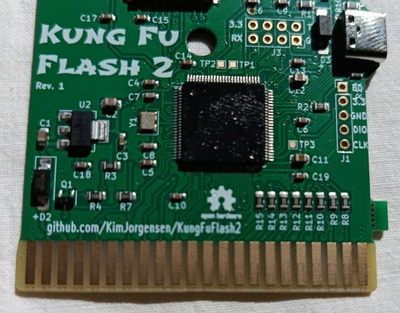 UUSI Kung Fu Flash 2 Commodore C64/C128 + SD muistikortti