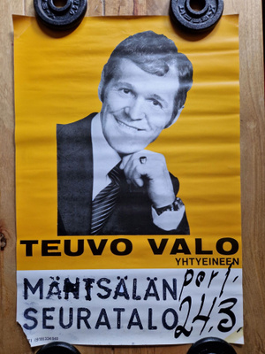 Teuvo palo Yhtyeineen vintageikkajuliste 60×42cm