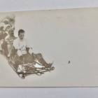 VANHA Valokuva Rattikelkka Kilpailut Suomi Joukkue 1920-l - pikkukuva 1