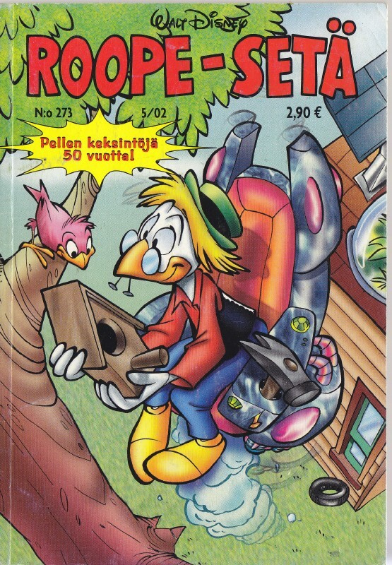 Roope-Setä N:o 273 (5/2002) Pellen keksintöjä 50 vuotta