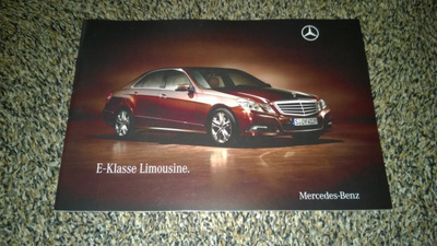 Esite Mercedes W212 E-luokka, 2009