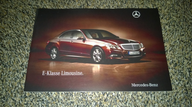 Esite Mercedes W212 E-luokka, 2009