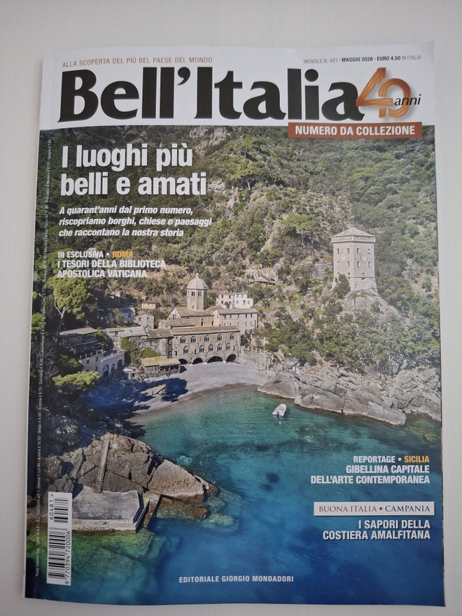 Bell’ Italia Maggio 2026 matkailu taide kulttuuri