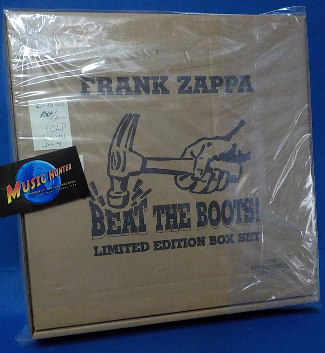 FRANK ZAPPA - BEAT THE BOOTS! EX+/M- U.S -94 - 10LP BOX SET