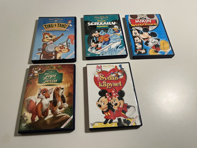 Lasten DVD 12 kpl Mehiläisen elokuva, Disney klassikoita