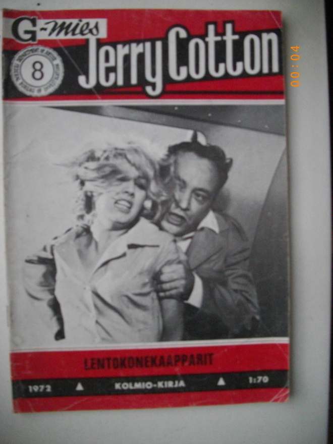 Jerry Cotton Nro 8/1972: Lentokonekaapparit (25.2)