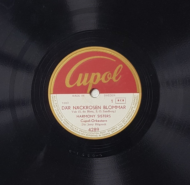 Savikiekko 1950 - Harmony Sisters - Cupol 4289