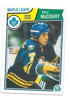 1983-84 OPC #66 Dale McCourt Toronto Maple Leafs
