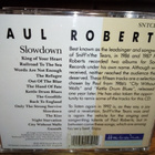 CD Paul Roberts : Slowdown ( SIS POSTIKULU) - pikkukuva 2