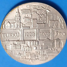 Hopeinen juhlaraha 25 mk vuodelta 1979, Turku 750 v. - pikkukuva 2