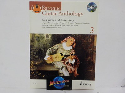 BAROQUE GUITAR ANTHOLOGY 3 NUOTTIKIRJA + CD