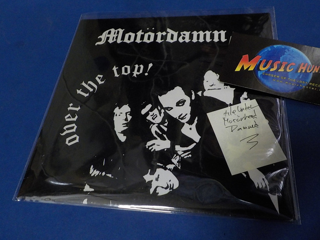 MOTÖRDAMN - OVER THE TOP! M-/EX+ 7'' SINGLE