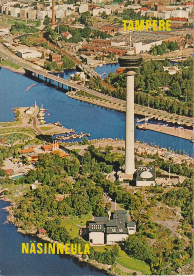 Tampere Näsinneula  Ilmakuvakortti  oo  e33