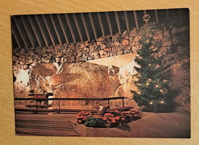Helsinki, Temppeliaukion kirkko, kulk.1987