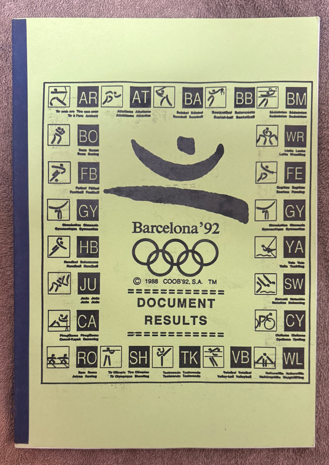 BARCELONA '92 TULOSKIRJANEN