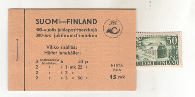 1938 posti 300 vuotta vihko todella hyväkuntoisena