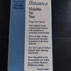 Arabia Botanica maljakko, alkuperäinen pakkaus, kolmiruusu - pikkukuva 3