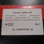K14. Champion Monte Carlo # 1 Triumph Spitfire GT - pikkukuva 2