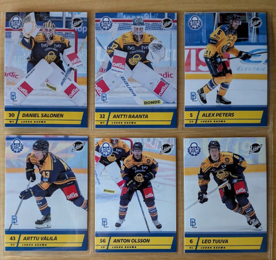 2025-26 Blueline Series 2 Lukko Team Set 12 korttia (301-312