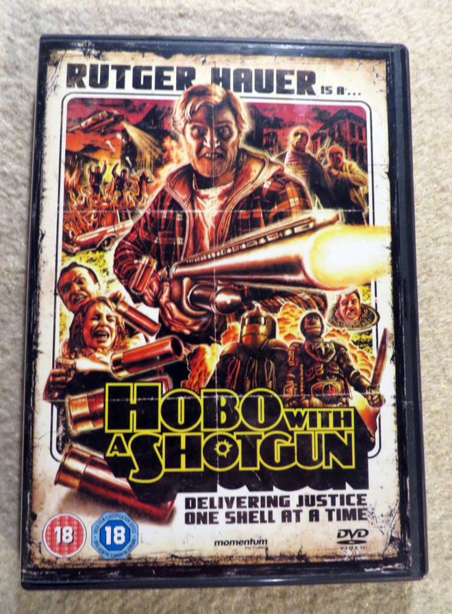 HOBO WITH A SHOTGUN DVD - Rutger Hauer - Splatter / komedia